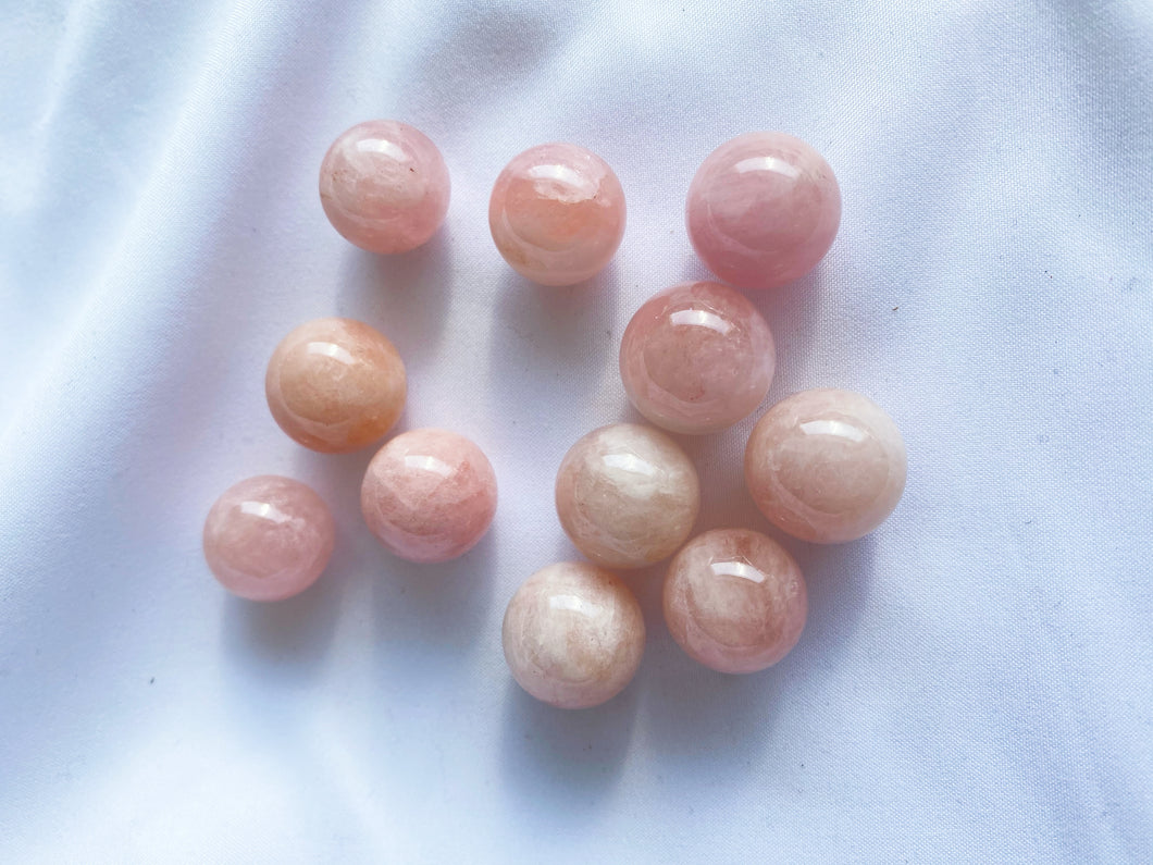 Morganite Mini Spheres