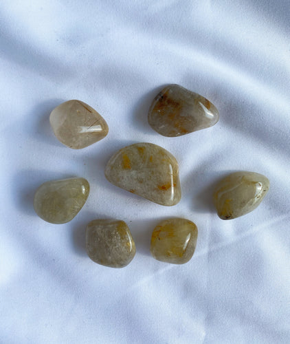 Golden Rutilated Quartz Tumble