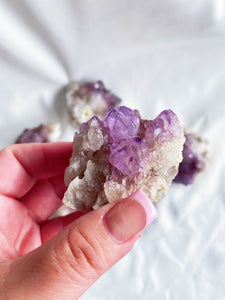 Spirit Quartz Amethyst Cluster