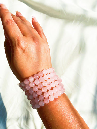 8mm Rose Quartz Bracelet