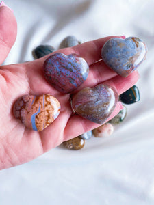 Ocean Jasper Heart