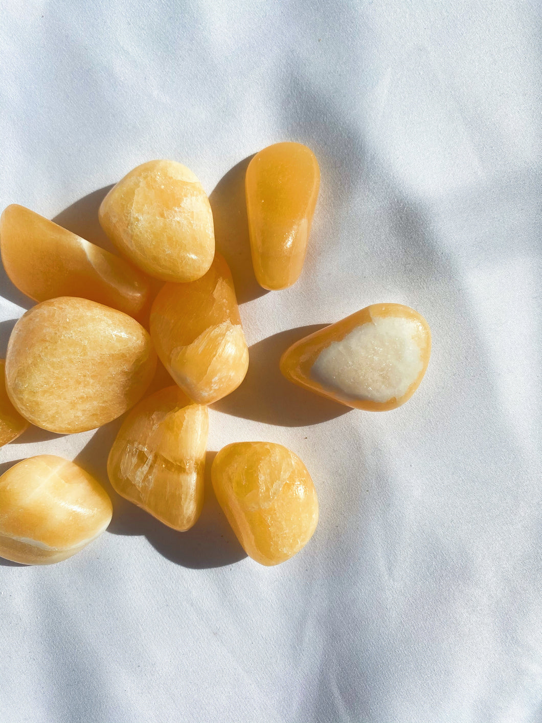 Orange Calcite Large Tumble