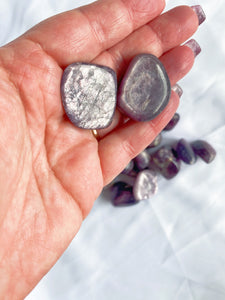 Gem Lepidolite Tumble